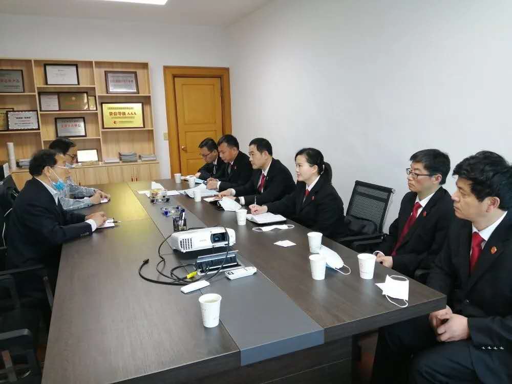 天宁法院曹宏俊院长一行走访常州一步，支持企业依法经营，为企业保驾护航